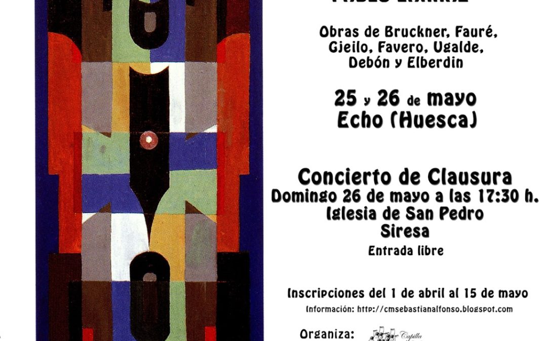 V Taller de Música Coral «Subordania». 25 y 26 de mayo 2019