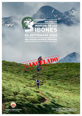 CANCELADA LA XVII Marcha de los Tres Ibones 2020